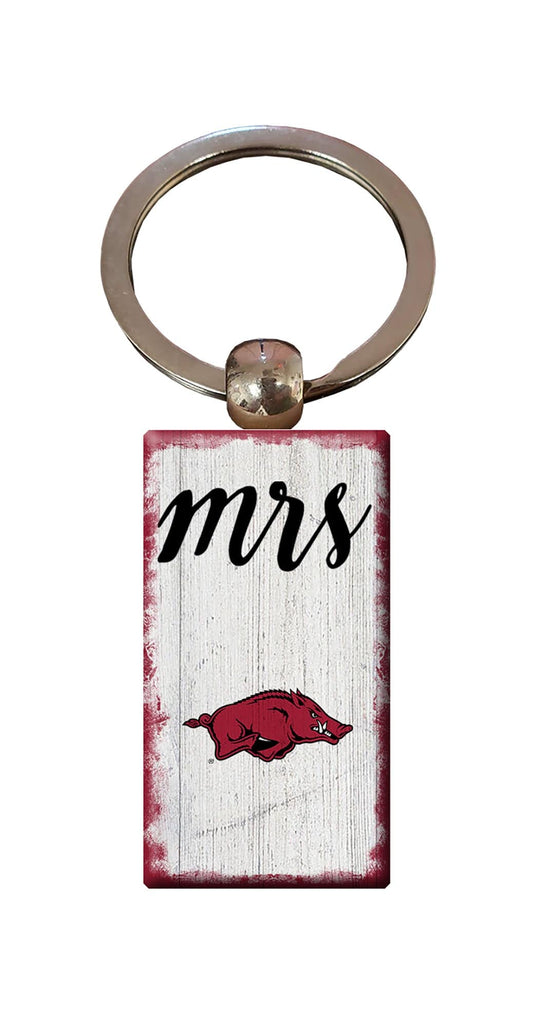 Fan Creations Home Decor Arkansas  Script Mrs Keychain