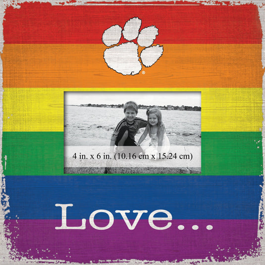 Fan Creations Home Decor Clemson  Love Pride 10x10 Frame