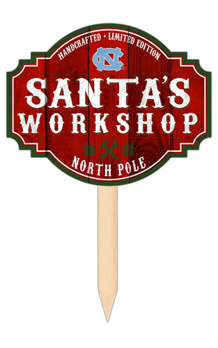 Fan Creations Holiday Home Decor North Carolina Santa's Workshop Tavern Sign 12in