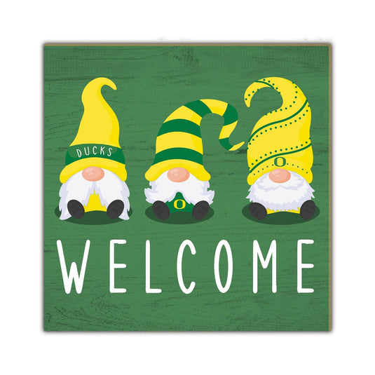 Fan Creations Home Decor University of Oregon  Welcome Gnomes