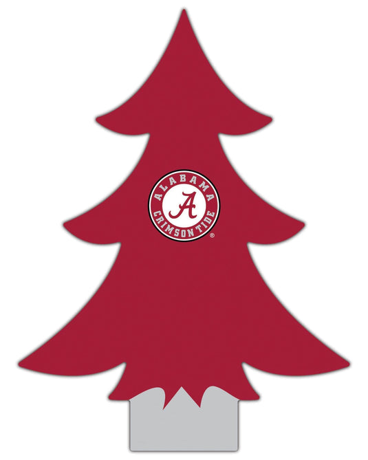 Fan Creations Desktop Tree Alabama Team Color Desktop Tree 12in