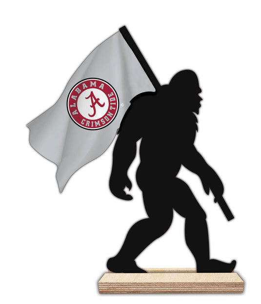 Fan Creations Bigfoot Cutout Alabama Bigfoot Cutout