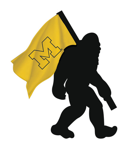 Fan Creations Bigfoot Cutout Michigan Bigfoot Cutout