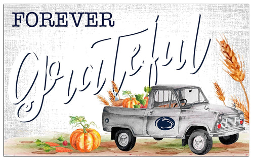 Fan Creations Holiday Home Decor Penn State Forever Grateful 11x19