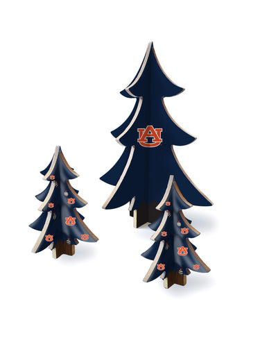 Fan Creations Holiday Home Decor Auburn Desktop Tree Set