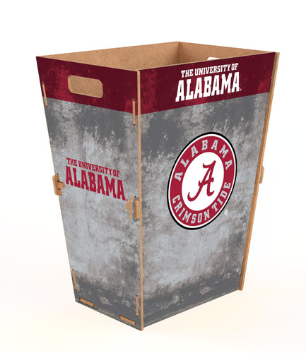 Fan Creations Decor Furniture Alabama Team Color Waste Bin Small