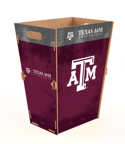 Fan Creations Decor Furniture Texas A&M Team Color Waste Bin Small