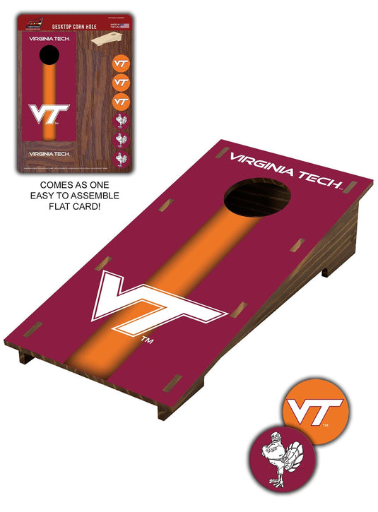 Fan Creations Desktop Stand Virginia Tech Desktop Cornhole