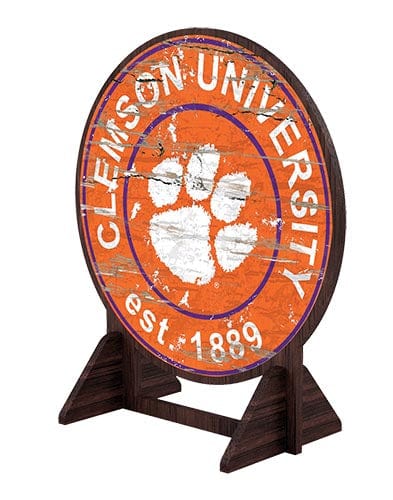 Clemson Desktop Circle Logo Stand – Fan Creations GA