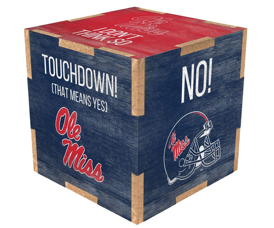 Fan Creations Desktop Ole Miss Decision Dice