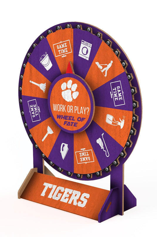 Fan Creations Desktop Clemson Wheel of Fate