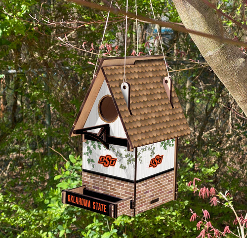 Fan Creations Garden Oklahoma State Bird House