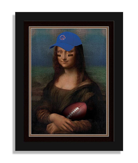 Fan Creations Home Decor Boise State Mona Lisa Fan 12x40