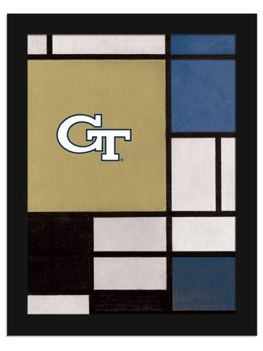 Fan Creations Home Decor Georgia Tech Team Composition 12x16