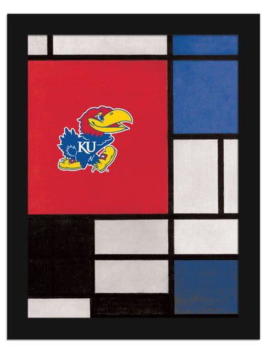 Fan Creations Home Decor Kansas Team Composition 12x16