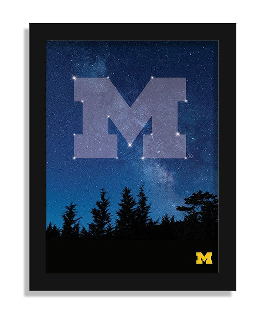 Fan Creations Home Decor Michigan in The Stars 12x16