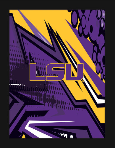 Fan Creations Home Decor LSU Team Comic 12x16