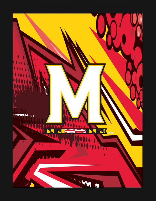 Fan Creations Home Decor Maryland Team Comic 12x16