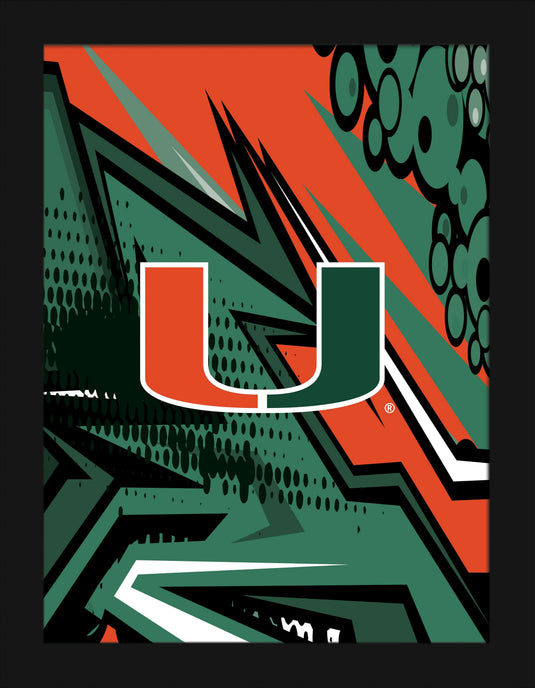 Fan Creations Home Decor Miami Team Comic 12x16