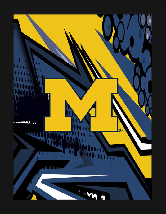 Fan Creations Home Decor Michigan Team Comic 12x16