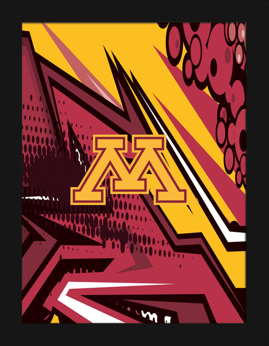 Fan Creations Home Decor Minnesota Team Comic 12x16