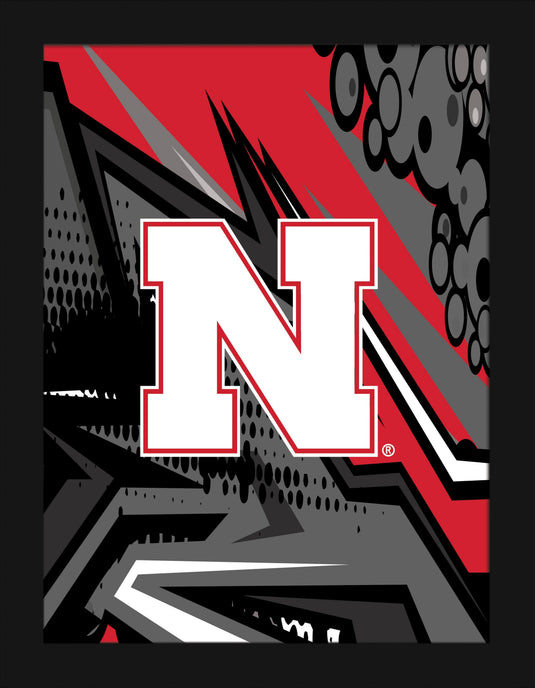 Fan Creations Home Decor Nebraska Team Comic 12x16