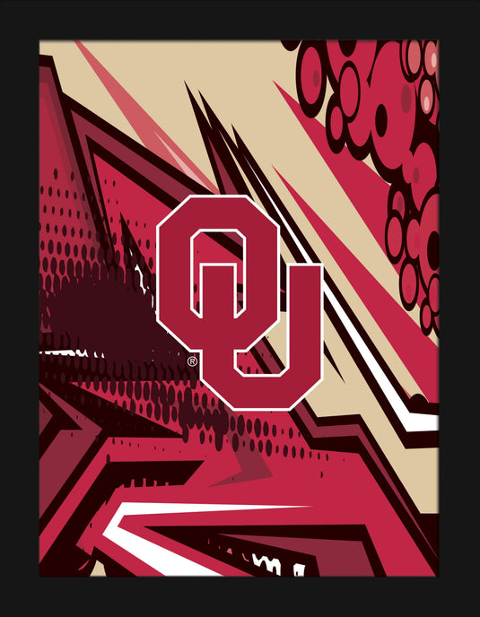 Fan Creations Home Decor Oklahoma Team Comic 12x16