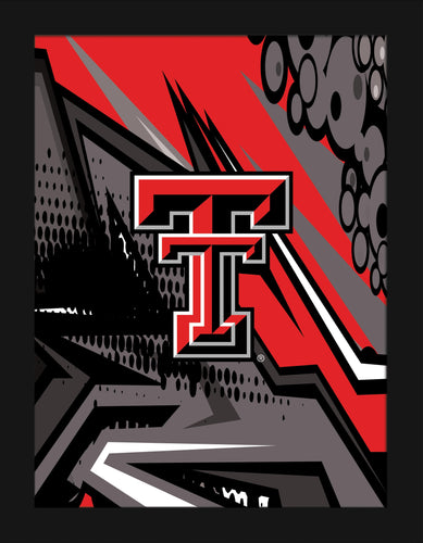 Fan Creations Home Decor Texas Tech Team Comic 12x16