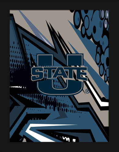 Fan Creations Home Decor Utah State Team Comic 12x16