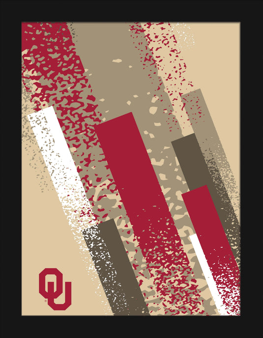 Fan Creations Home Decor Oklahoma Team Color 12x16
