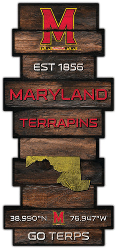 Fan Creations Wall Decor Maryland Wood Celebration Stack