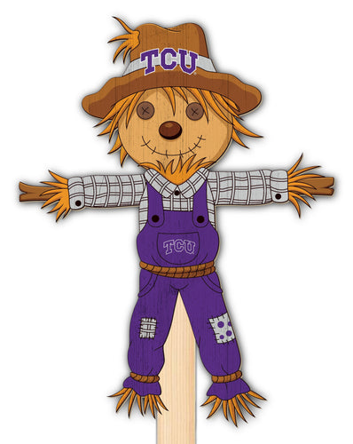 Fan Creations Garden TCU Scarecrow Yard Stake