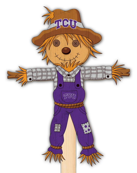 Fan Creations Garden TCU Scarecrow Yard Stake