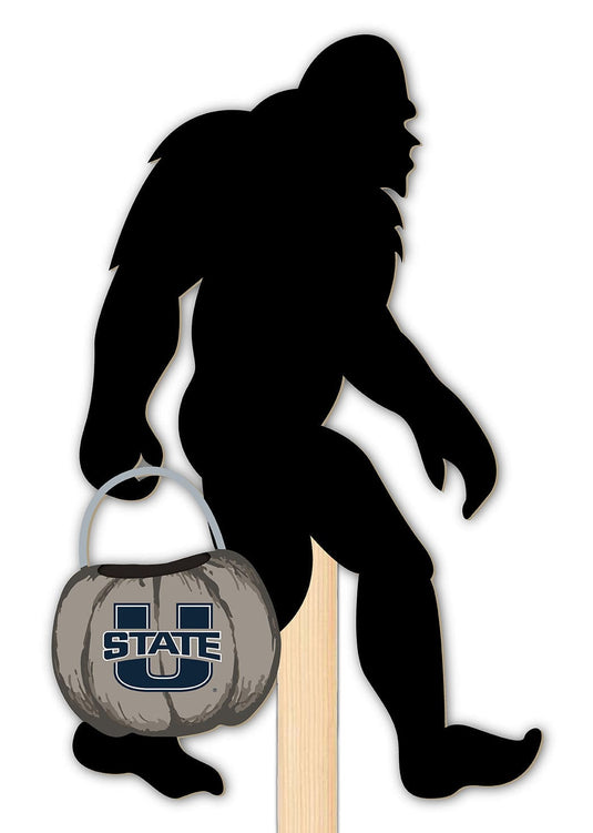 Fan Creations Yard Signs Utah State Big Foot Halloween Yard Stake