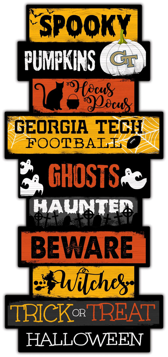 Fan Creations Home Decor Georgia Tech Halloween Celebration Stack