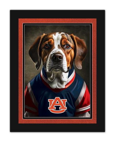 Fan Creations Wall Decor Auburn Dog in Team Jersey 12x16