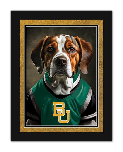 Fan Creations Wall Decor Baylor Dog in Team Jersey 12x16