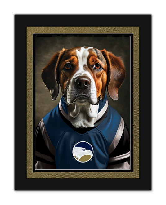 Fan Creations Wall Decor Georgia Southern Dog in Team Jersey 12x16