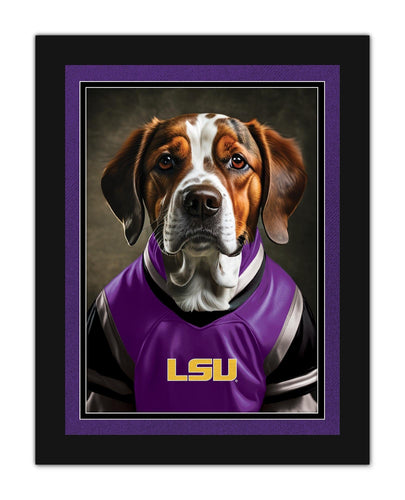 Fan Creations Wall Decor LSU Dog in Team Jersey 12x16