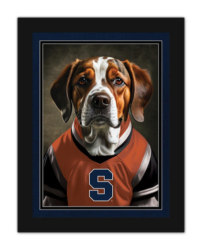 Fan Creations Wall Decor Syracuse Dog in Team Jersey 12x16