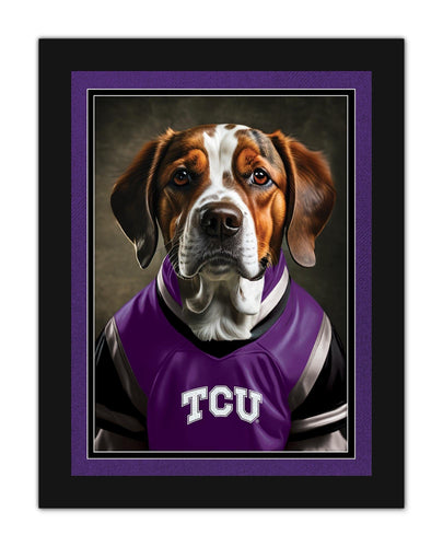 Fan Creations Wall Decor TCU Dog in Team Jersey 12x16