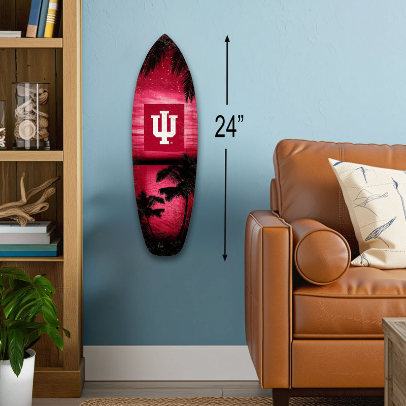 Load image into Gallery viewer, Fan Creations 24inch NCAA Indiana University Surfboard Wall Art
