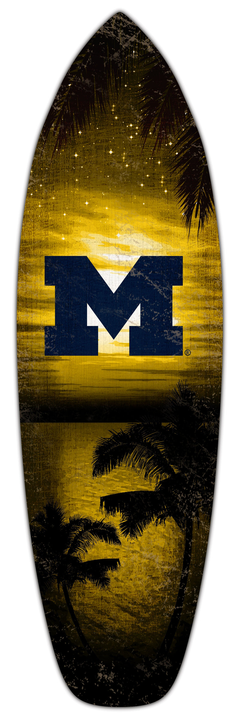 Load image into Gallery viewer, Fan Creations 24inch NCAA University of Michigan Surfboard Wall Art
