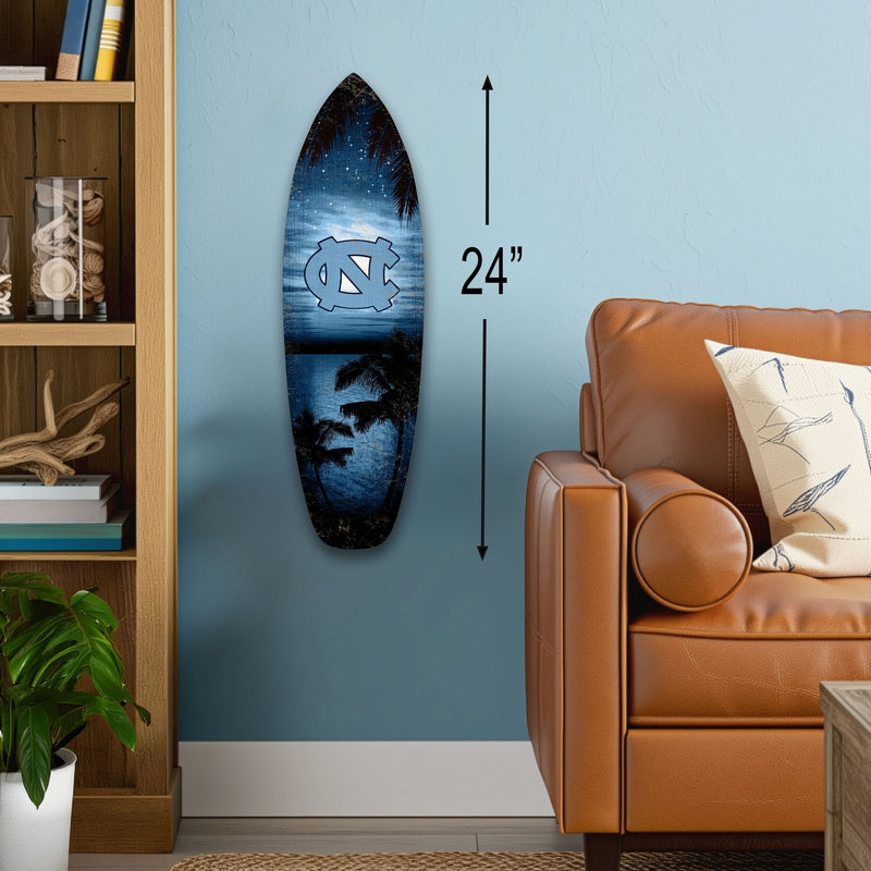 Load image into Gallery viewer, Fan Creations 24inch NCAA University of North Carolina at Chapel Hill Surfboard Wall Art
