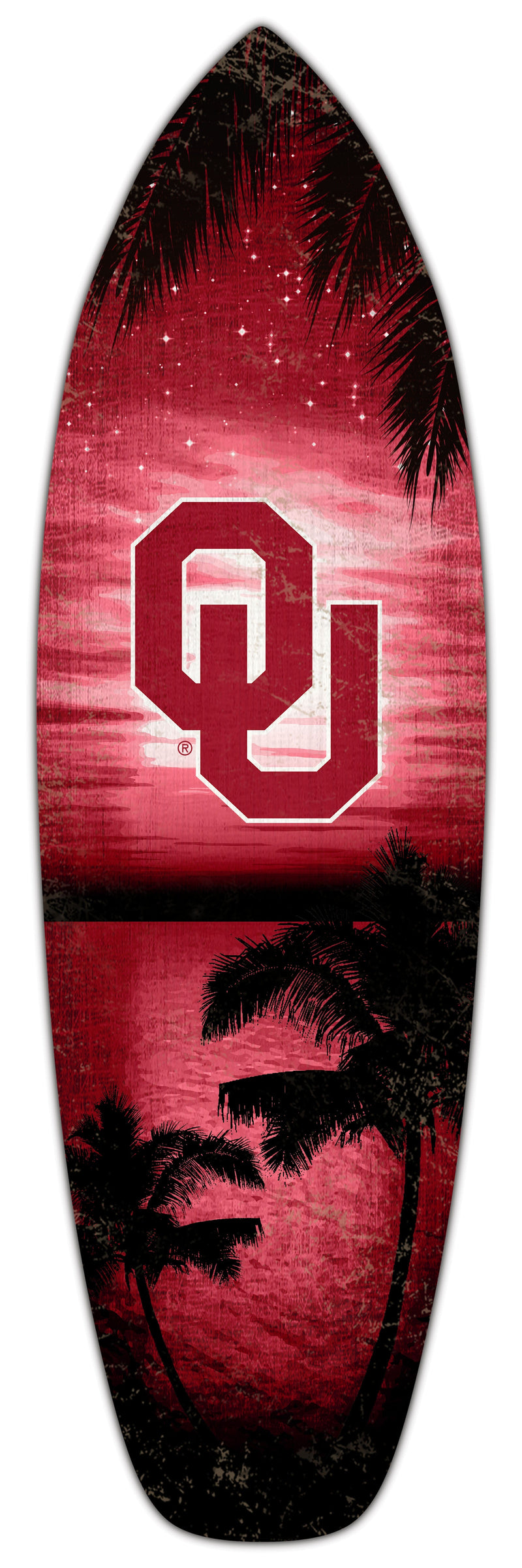Load image into Gallery viewer, Fan Creations 24inch NCAA University of Oklahoma Surfboard Wall Art
