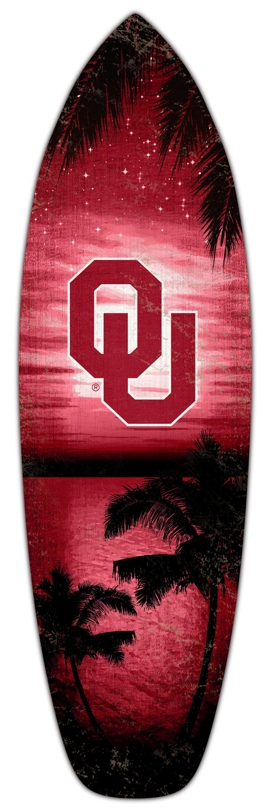 Fan Creations 24inch NCAA University of Oklahoma Surfboard Wall Art