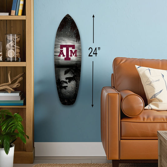 Fan Creations 24inch NCAA Texas A&M University Surfboard Wall Art