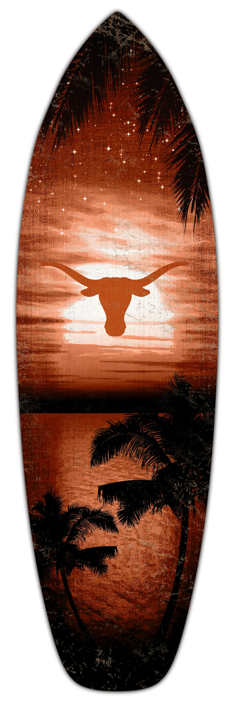 Load image into Gallery viewer, Fan Creations 24inch NCAA University of Texas Surfboard Wall Art
