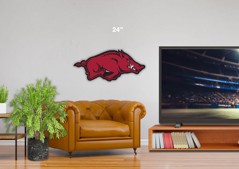 Load image into Gallery viewer, Fan Creations 24" NCAA University of Arkansas Logo Cutout
