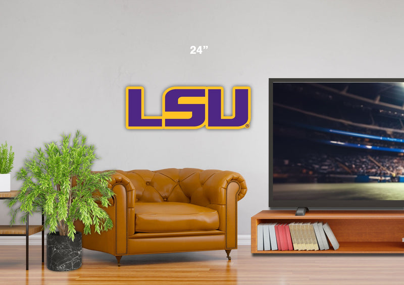 Load image into Gallery viewer, Fan Creations 24&quot; NCAA LSU Logo Cutout
